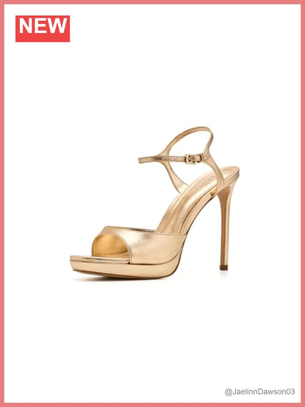 Schutz Scarlett Platform Heeled Sandals, Leather, Stiletto, Ankle Strap